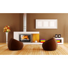 Recuperador de Calor a lenha com vidro serigrafado 852-Ferlux