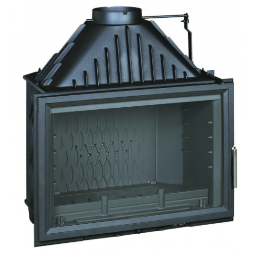 Recuperador De Calor A Lenha 800 Grande Visão (Com Registo) - Invicta