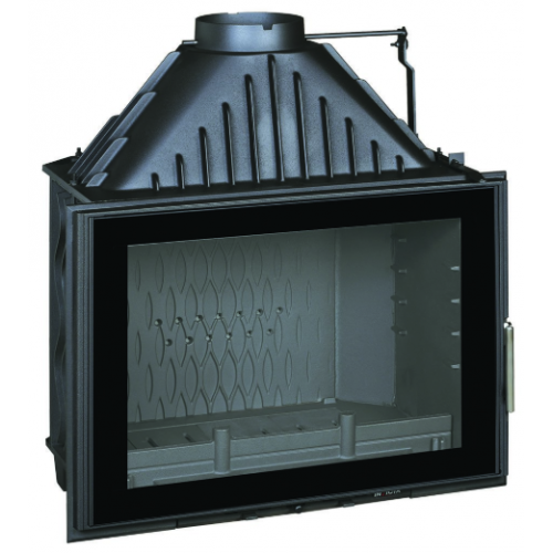 Recuperador De Calor A Lenha 800 Grande Ângulo (Com Registo) - Invicta