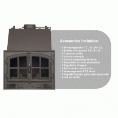 Kit De Instalação Para Recuperador A Lenha Albex Com Cruz - Albicalor