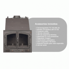 Kit De Instalação Para Recuperador A Lenha Super Albex sem Cruz - Albicalor