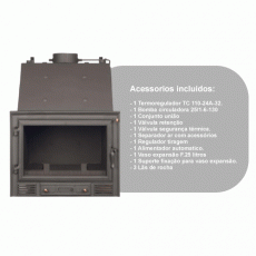 Kit De Instalação Para Recuperador A Lenha Cosmos - Albicalor