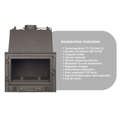 Kit De Instalação Para Recuperador A Lenha Cosmos - Albicalor Kit De Instalação Para Recuperador A Lenha Cosmos - Albicalor