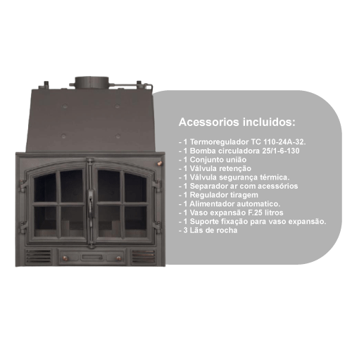 Kit De Instalação Para Recuperador A Lenha Super Albex Com Cruz - Albicalor Kit De Instalação Para Recuperador A Lenha Super Albex Com Cruz - Albicalor