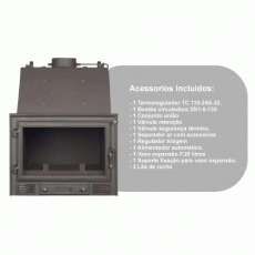 Kit De Instalação Para Recuperador A Lenha Super Cosmos - Albicalor