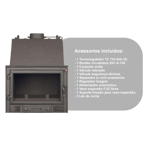 Kit De Instalação Para Recuperador A Lenha Super Cosmos - Albicalor Kit De Instalação Para Recuperador A Lenha Super Cosmos - Albicalor