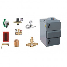 Kit de Instalação Caldeira A Lenha De Gaseificação 25 S Aquecimento + Apoio AQS - Vigas 