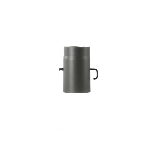 Tubo de 25 cm C/ Registo em Ferro Preto, Diâmetro: 120 MM, Espessura 2 mm Tubo de 25 cm C/ Registo em Ferro Preto, Diâmetro: 120 MM, Espessura 2 mm
