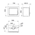 Recuperador de Calor a Lenha Florida Vision - Bronpi