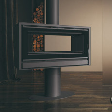 Salamandra a Lenha Dupla Face RK 80 DF - Carbel