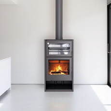 Salamandra a Lenha com Forno Atlas - Carbel