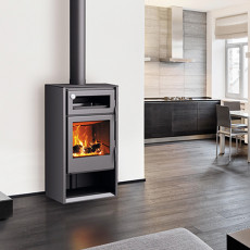 Salamandra a Lenha Hermes com Forno - Carbel