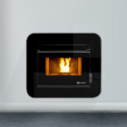 Recuperador de Calor a Pellets Cordoba Glass 12Kw - Ecoforest