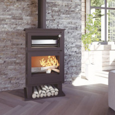 Salamandra a lenha CH-8 C/ Forno - FM