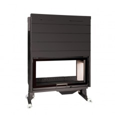 Recuperador de calor a Lenha Open 1101 Guilhotina Ventilado Dupla Face Com Vidro Serigrafado - Ferlux Recuperador de calor a Lenha Open 1101 Guilhotina Ventilado Dupla Face Com Vidro Serigrafado - Ferlux