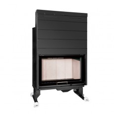 Recuperador de calor a Lenha Open 800 Guilhotina com Vidro Serigrafado - Ferlux