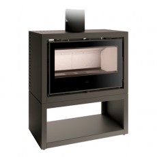 Salamandra a lenha Galaxy Lenheiro Ventilado - Ferlux