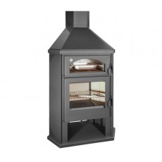 Salamandra a Lenha com Forno Ignis - Ferlux Salamandra a Lenha com Forno Ignis - Ferlux