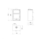 Salamandra a Lenha Arce com Forno - Hergom