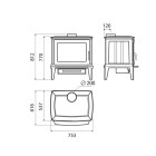 Salamandra a Lenha E-30 L - Hergom