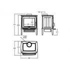 Salamandra a Lenha E-30 S HF - Hergom
