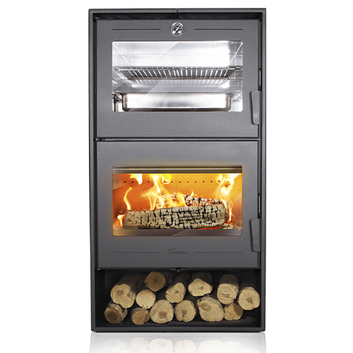 Salamandra a Lenha com Forno Altea - Lacunza Salamandra a Lenha com Forno Altea - Lacunza