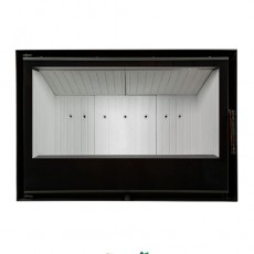 Recuperador de Calor a Lenha Ventilado Elos Ecolux 80 - Metlor