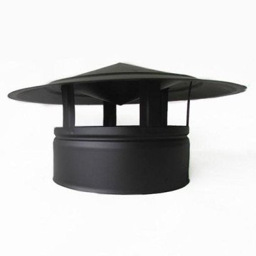 Chapéu sem Aba em Inox Preto Duplo, Diâmetro: 80-130 MM