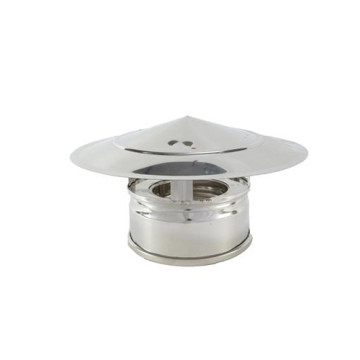 Diâmetro: 80-130 MM Chapéu sem Aba em Inox Duplo