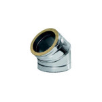 Curva Inox Parede Dupla 45º Diâmetro: 200-250 MM