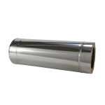 Diâmetro: 80-130 MM, Tubo de 0,5 Mt em Inox Parede Dupla