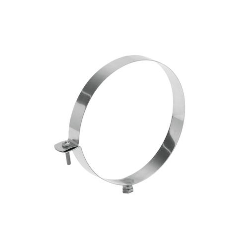 Diâmetro: 120 MM, Abraçadeira Inox Com Porca M8 Diâmetro: 120 MM, Abraçadeira Inox Com Porca M8