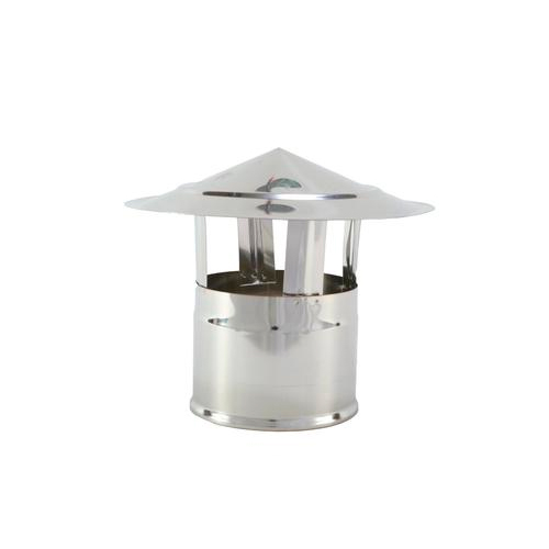 Diâmetro: 80 MM, Chapéu em Inox Rígido Sem Aba