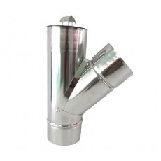 Diâmetro: 100 MM, Forquilha Inox Com Tampo