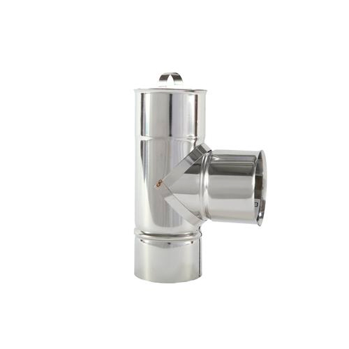 Diâmetro: 150 MM, Tê Inox Com Tampo Diâmetro: 150 MM, Tê Inox Com Tampo