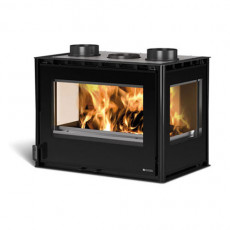 Recuperador a Lenha Inserto 70 Crystal 3 Lados - Nórdica e Extraflame