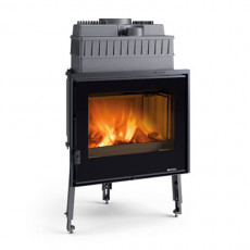 Recuperador a Lenha Focolare 70 Piano Evo Crystal - Nórdica Extraflame 