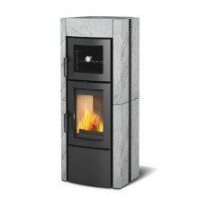 Salamandra a lenha Ester com Forno Evo - Nórdica & Extraflame