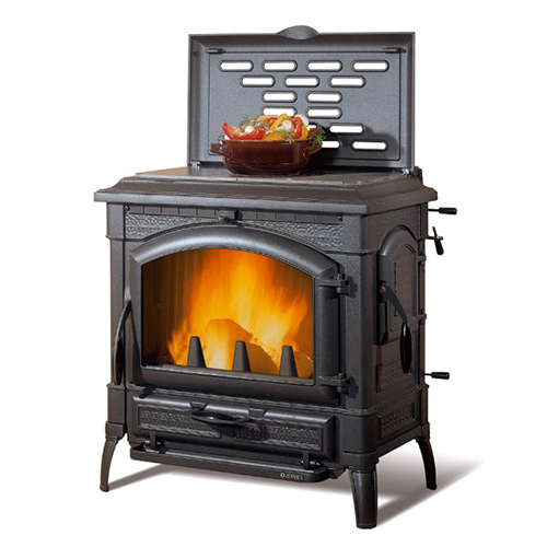 Salamandra a Lenha Isotta Con Cerchi Evo Nórdica & Extraflame