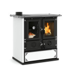 Fogão a lenha Rosetta Sinistra Aço - Nórdica & Extraflame