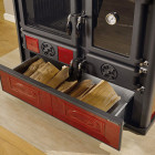 Fogão a lenha Rosa Reverse 2.0 - Nórdica & Extraflame