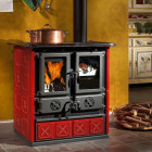 Fogão a lenha Rosetta BII Majólica - Nórdica & Extraflame