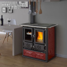 Fogão a lenha Rosetta Sinistra BII - Nórdica & Extraflame