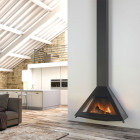 Lareira a Lenha D - 10 Grafitti Suspensa - Rocal