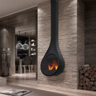 Lareira a Lenha Mini Drop Suspensa - Rocal