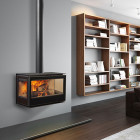 Salamandra a Lenha Habit 73 TC + T C/ Kit de Ventilação - Rocal