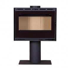 Salamandra a Lenha Safira Flex 700 Style C/ Ventilação - Solrak