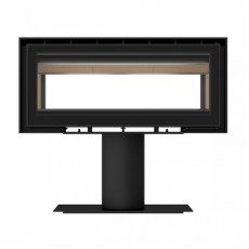 Salamandra a Lenha Linea 100 Duo com Dupla Face Pé - ADF