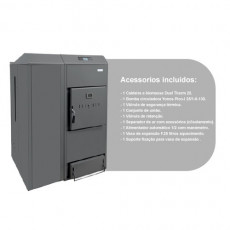 Kit de Instalação Caldeira A Biomassa Dual Therm 25 Só Aquecimento - Domusa Teknik