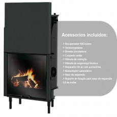 Kit Recuperador de Calor a Lenha H2Oceano 23 - Edilkamin Kit Recuperador de Calor a Lenha H2Oceano 23 - Edilkamin